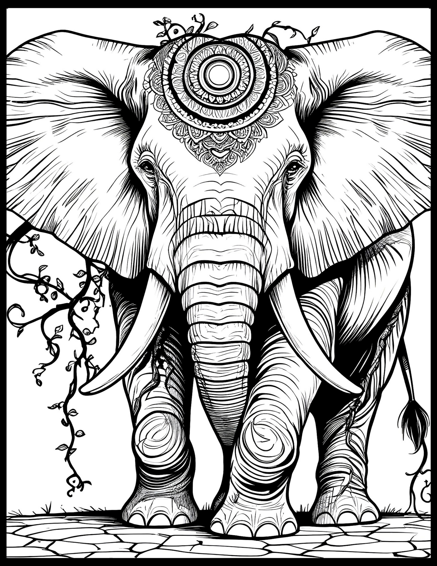 🐉 Eyes That Never Sleep – A Coloring Book of Ancient Watchers (Digital PDF Edition)