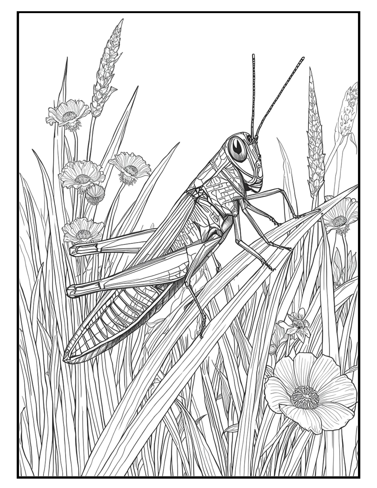 🪲🐞🦋Bugged Out Bliss: A Coloring Journey Through Nature’s Tiny Wonders (Digital PDF Edition) 🐜🐛🕷️