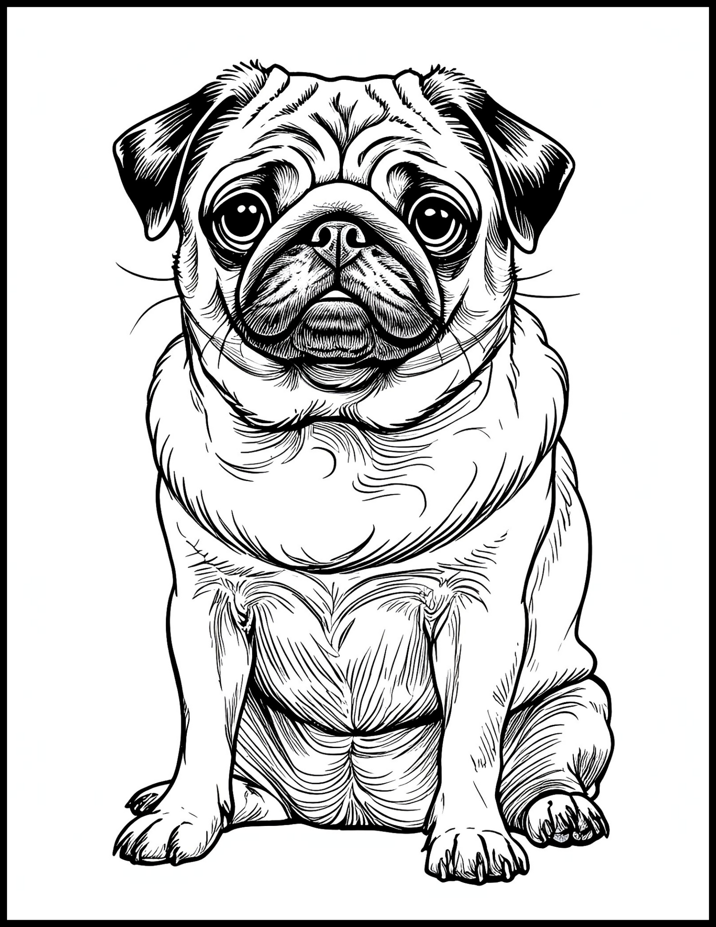 Just Dogs: A Coloring Book for Dog Lovers - Volume 2 (Digital PDF Edition)