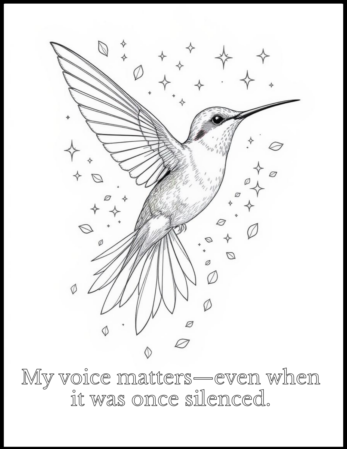 Reclaiming Calm: A Coloring Journey Beyond Narcissism (Digital PDF Edition)
