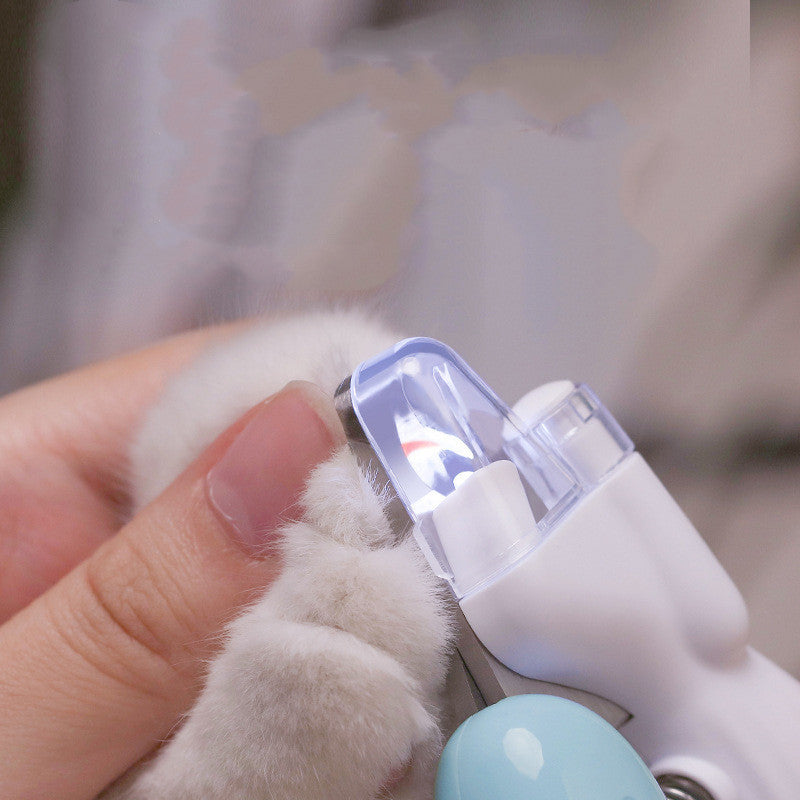 LED Electric Pet Nail Grinder - Professional Dog & Cat Nail Clippers with Light