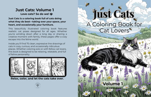🐾 Purrfect Pair: Just Cats Vol. 1 + Vol. 2 (Digital PDF Bundle)