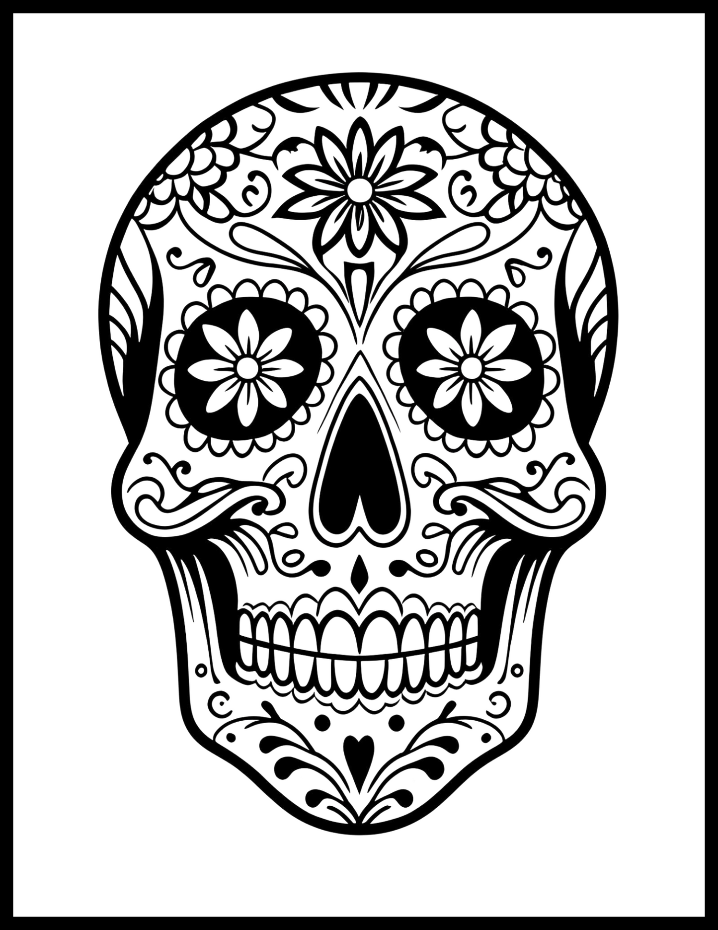 💀 Día de los Colores: Skulls to Color & Celebrate – Digital PDF Edition