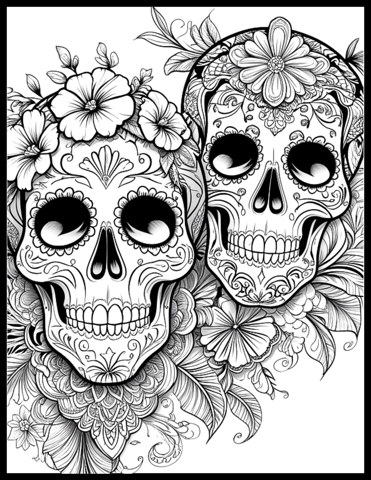 💀 Día de los Colores: Skulls to Color & Celebrate – Digital PDF Edition
