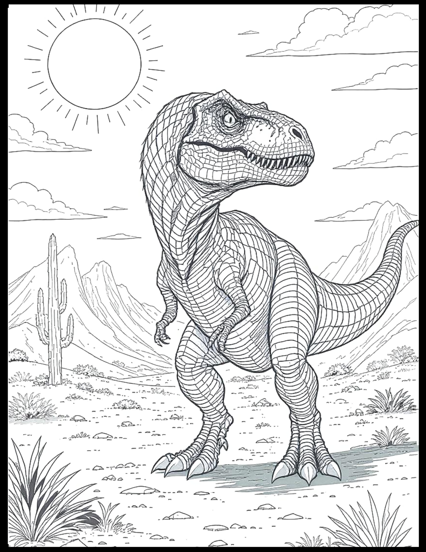Color Me a Dinosaur: Drawn from Fossils, Inspired by Science (Digital PDF Edition)