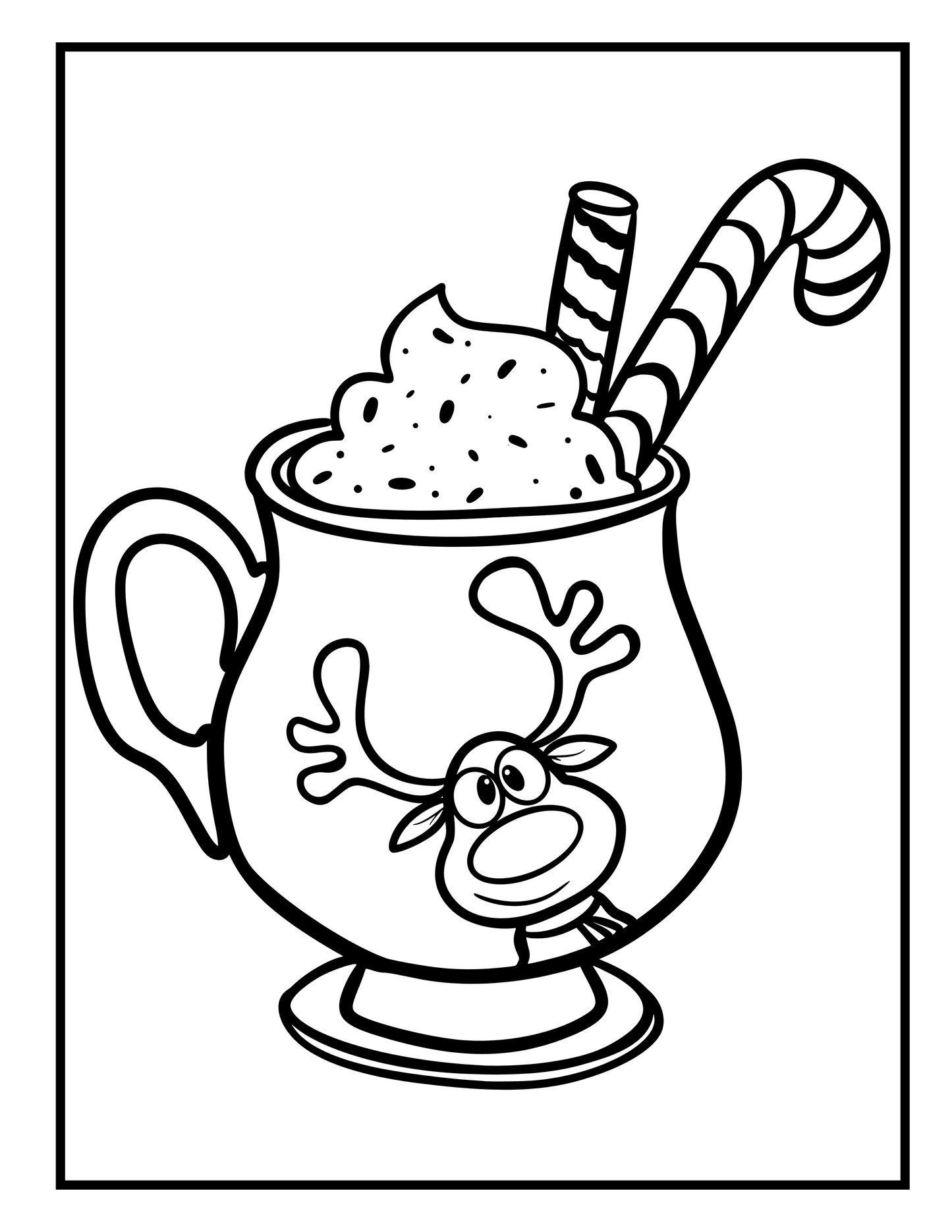 The Big and Easy Christmas Coloring Book: Volume 1 – Holiday Magic (Digital -PDF Edition)