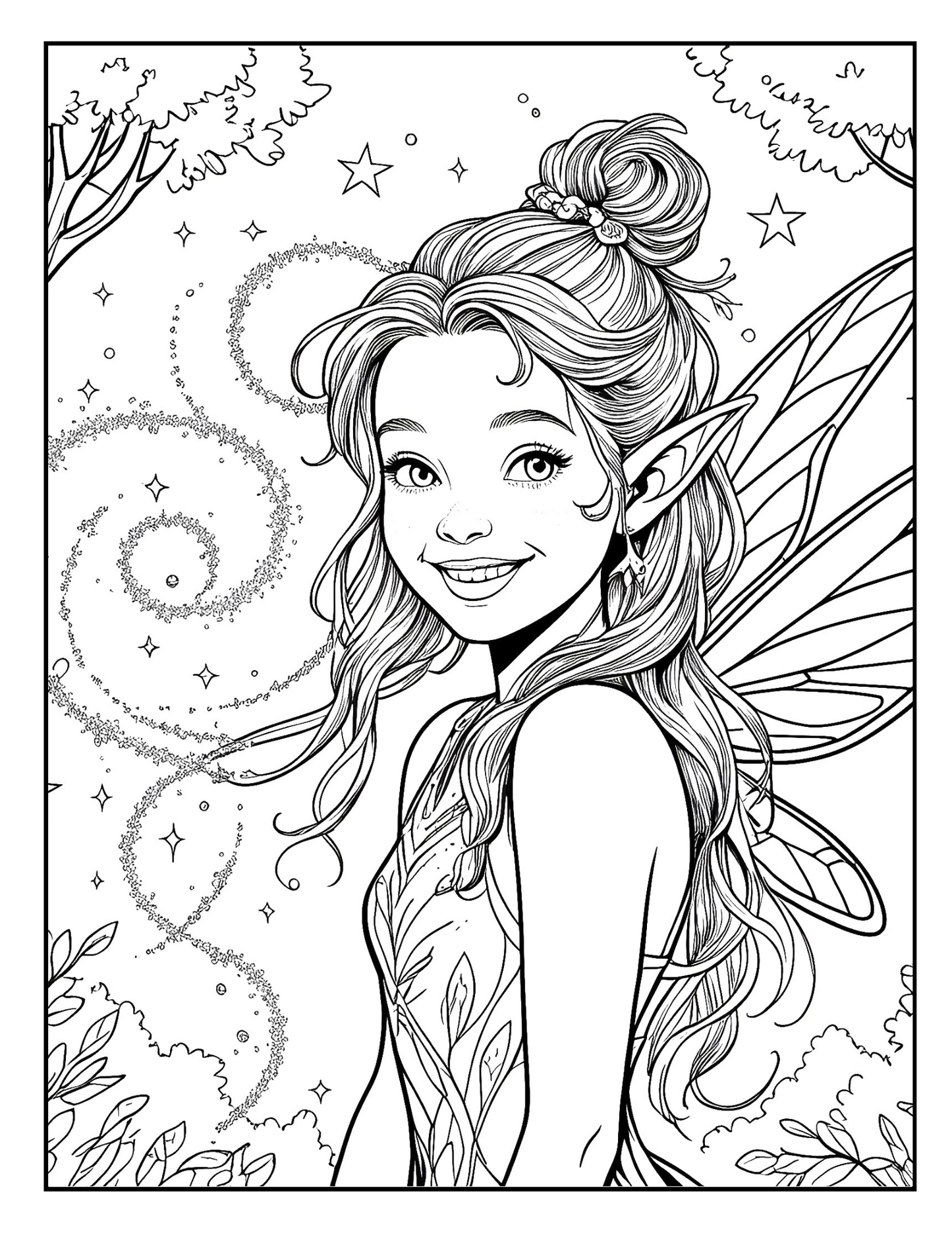 🧚‍♀️ Color Me Fairy Sparkle, Color, Repeat (Digital PDF Edition)