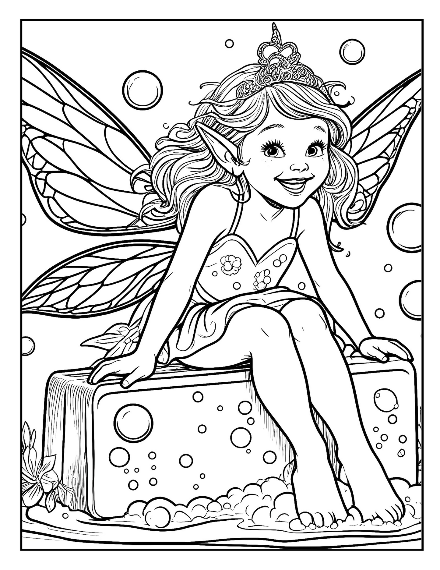 🧚‍♀️ Color Me Fairy Sparkle, Color, Repeat (Digital PDF Edition)