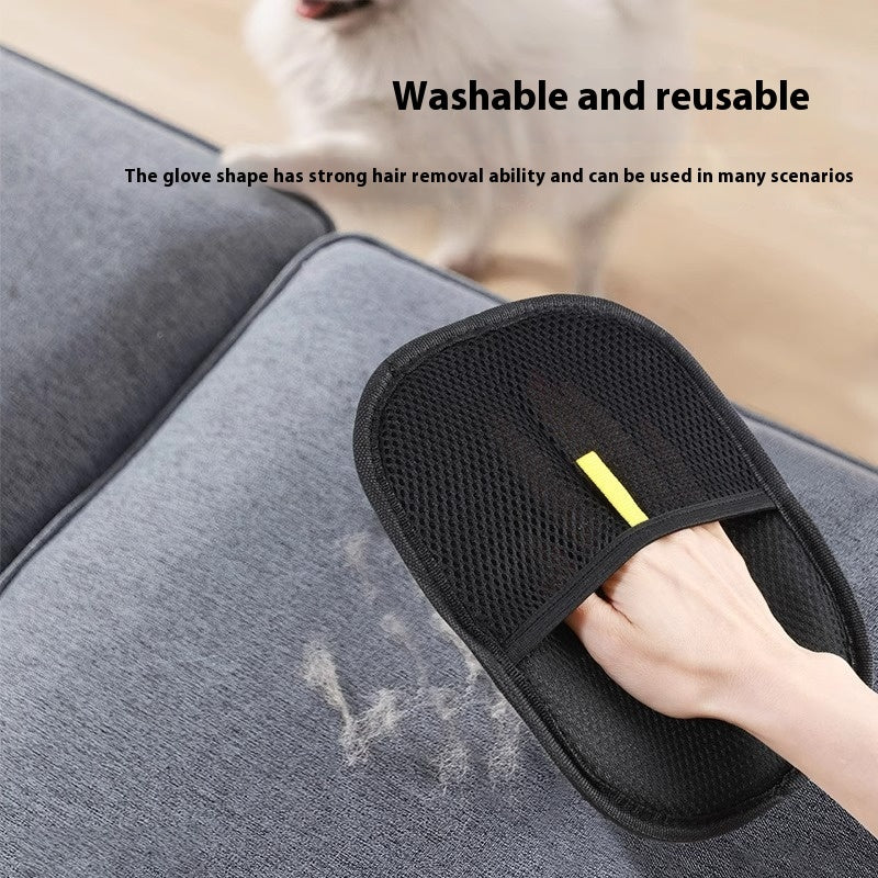 Pet Hair Remover Mitt - Gentle Deshedding Glove for Dogs, Cats & Rabbits